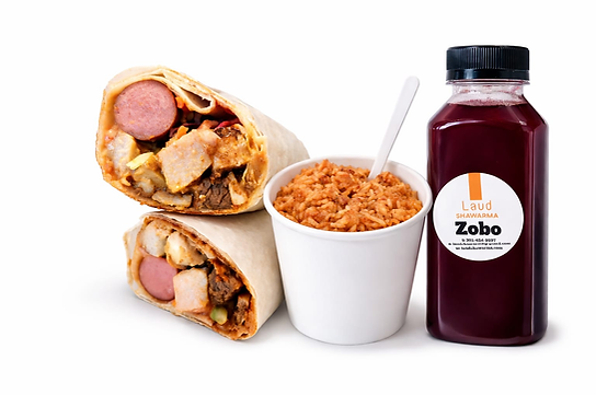 Shawarma, Nigerian Jollof and Zobo